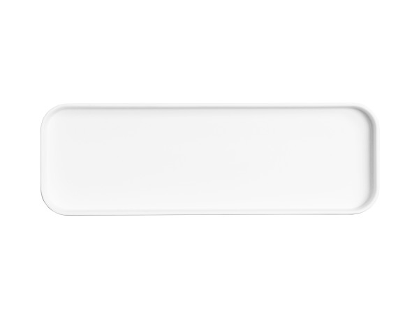 Hudson 4x12 White Melamine Tray